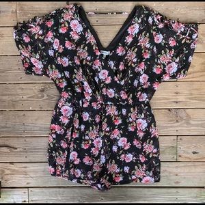 Bailey Blue(Rue21) Floral Romper